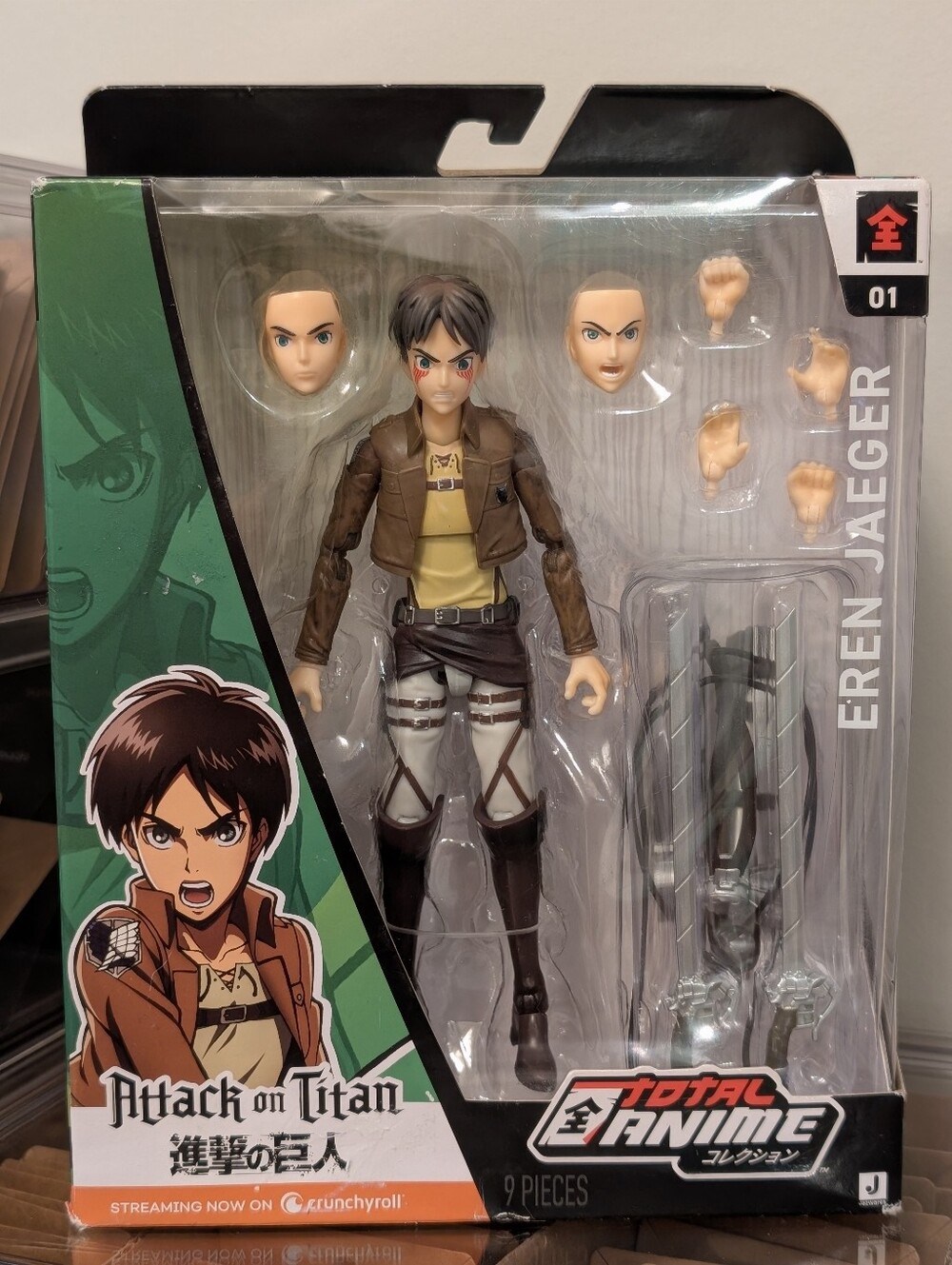 Attack On Titan Eren Yeagar Anime 6 Inch Action Figure